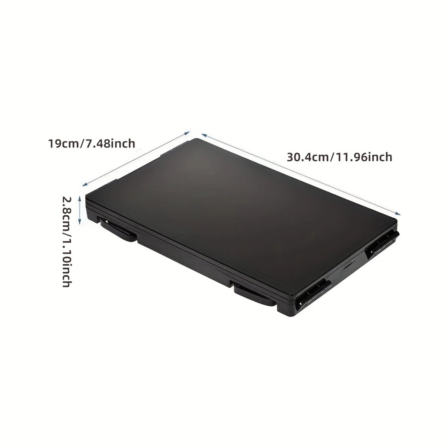 Black Makeup Vanity Mirror for Men/Women, 1pcs Trifold Hair Cut Mirror for Self-Hair Cutting - 3 Way Mirror