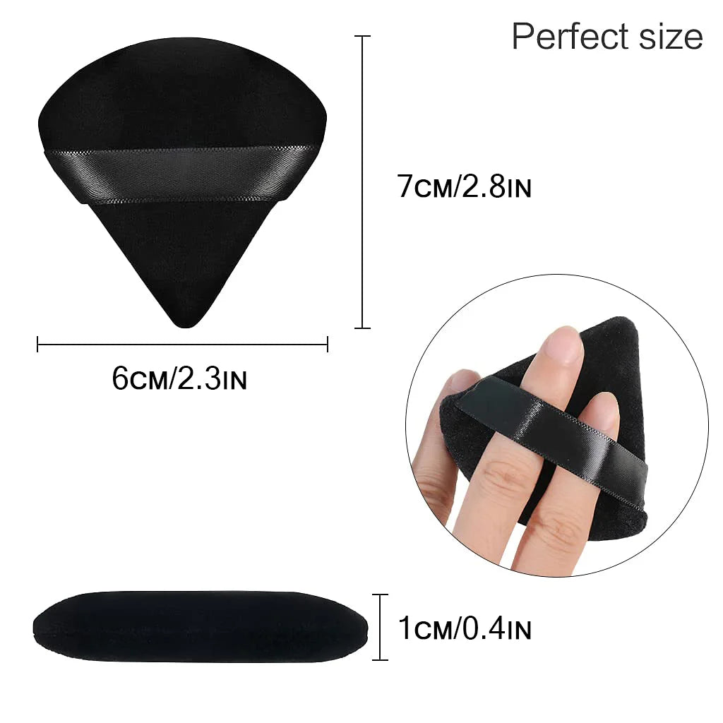 20-Pack Black Makeup Sponges, Disposable & Sanitary Use