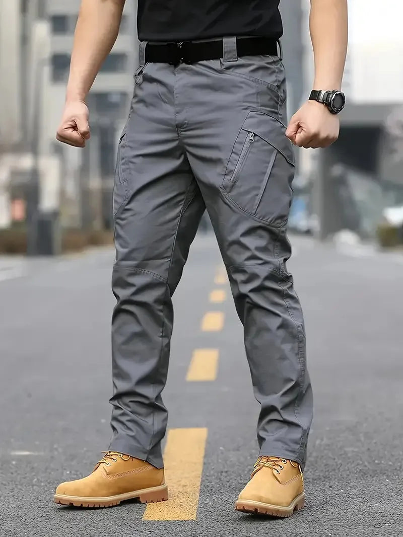 Men's Cargo pants, Large Size twill adjustment fit easy pants