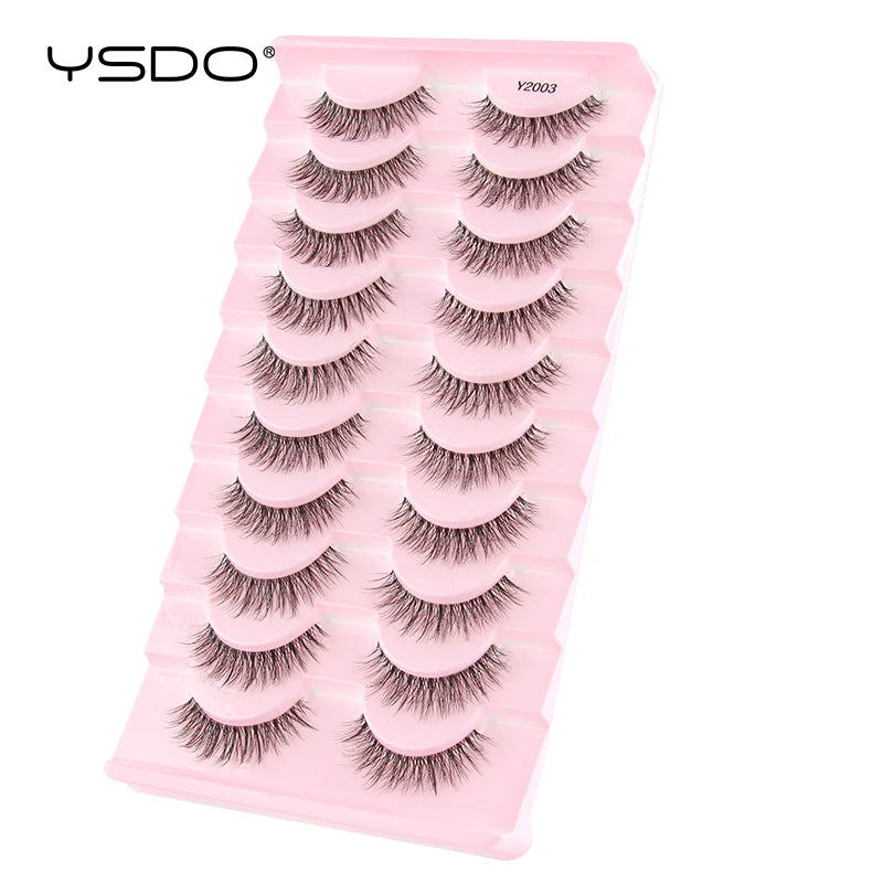 Lashes 3/7/10 3D Faux Mink Lashes Dramatic Fluffy Soft Extension Makeup Tool