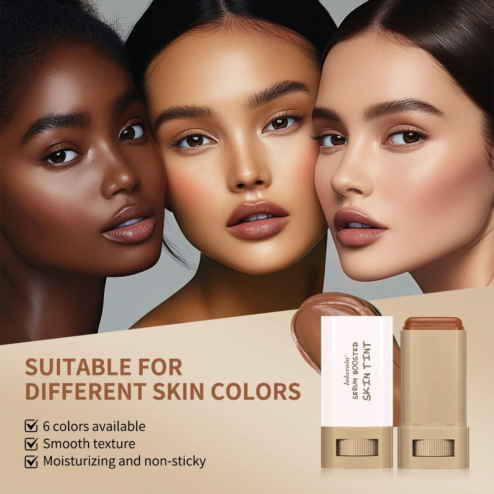 Foundation Stick Balm Skin Bronze Tint Eraser Foundation, Stick Smooth Plumper Long-lasting Flakeup