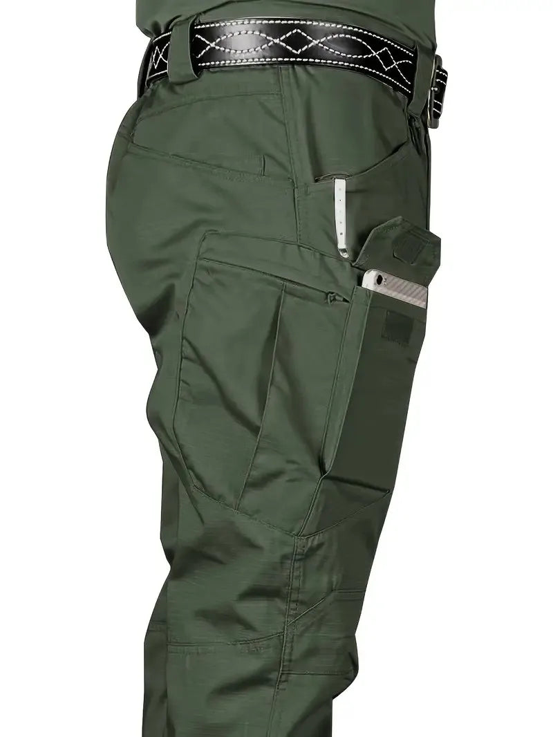 Men's cargo underpants, El Pants, Large Size, bottom ankle twill pants, work adjustment fit easy pants