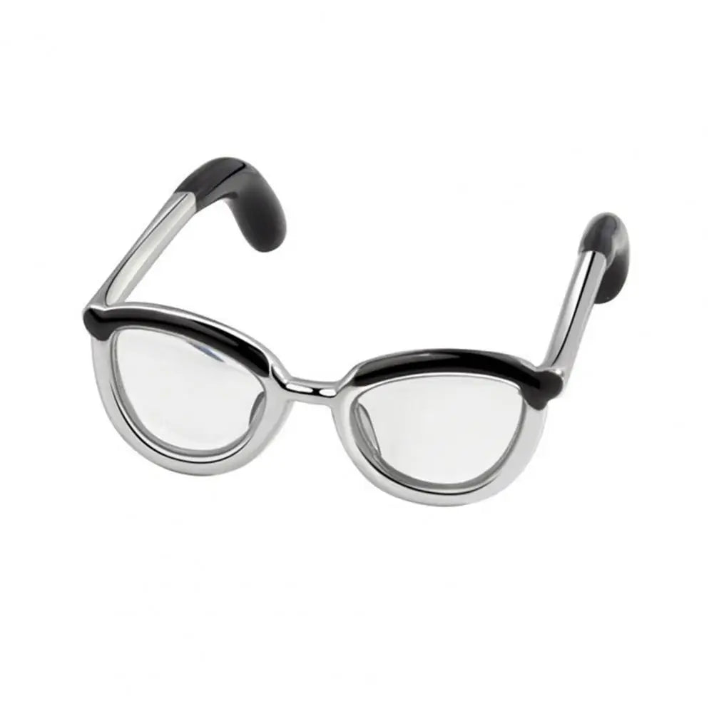 Opening Simple Women Ring Copper Adjustable Glasses Ring
