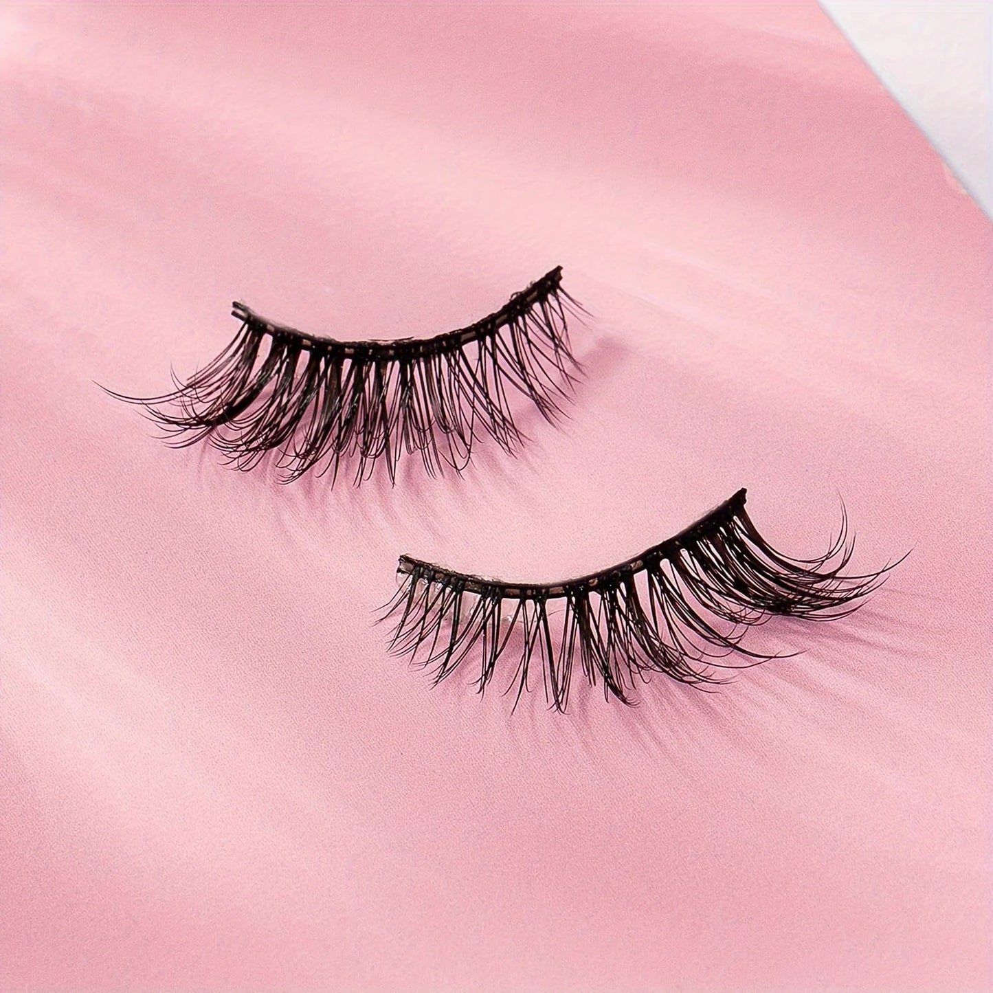 5 Pairs Full False Lashes Cat Eye Look 15mm Tail Elongated Eyelashes
