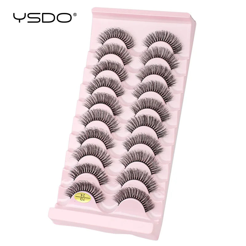 Lashes 3/7/10 3D Faux Mink Lashes Dramatic Fluffy Soft Extension Makeup Tool
