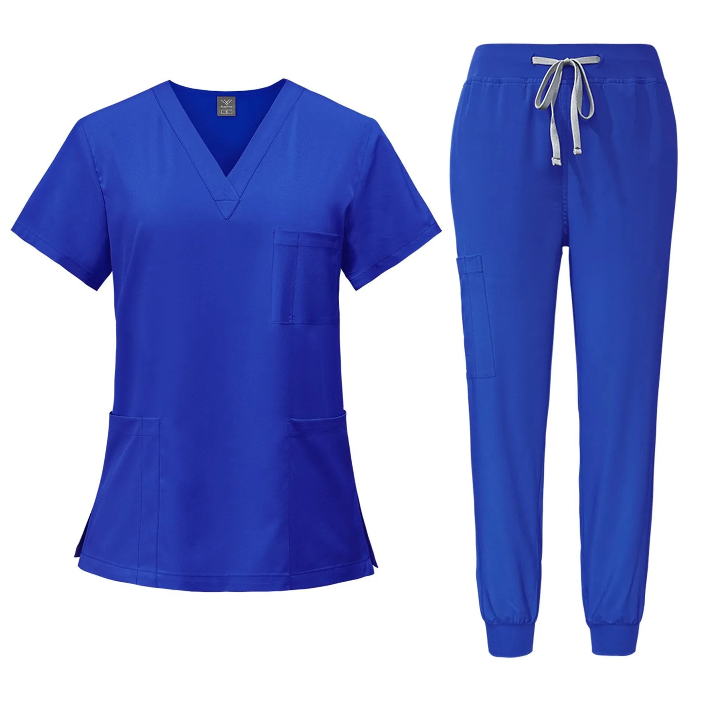 Medical Nurse Uniform 2Piece Workwear Medical Scrubs Set Hospital Uniform Surgery Dentist Overalls Spa Clinical Beauty Work Wear