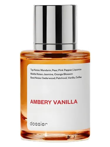 Dossier Amber Saffron Floral Marshmallow 50ml, Original Arab Perfumes Lasting Floral, Oriental Perfume Pheromone Cologne