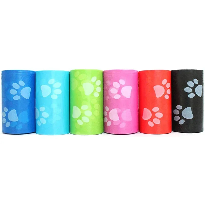 120 Rolls Dog Poop Bag Outdoor Cleaning Poop Bag, Outdoor Clean Pets Supplies for Dog 15Bags/Roll, Refill Garbage Bag Pet Supplies