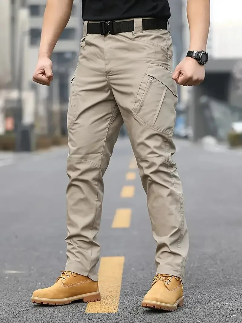 Men's Cargo pants, Large Size twill adjustment fit easy pants