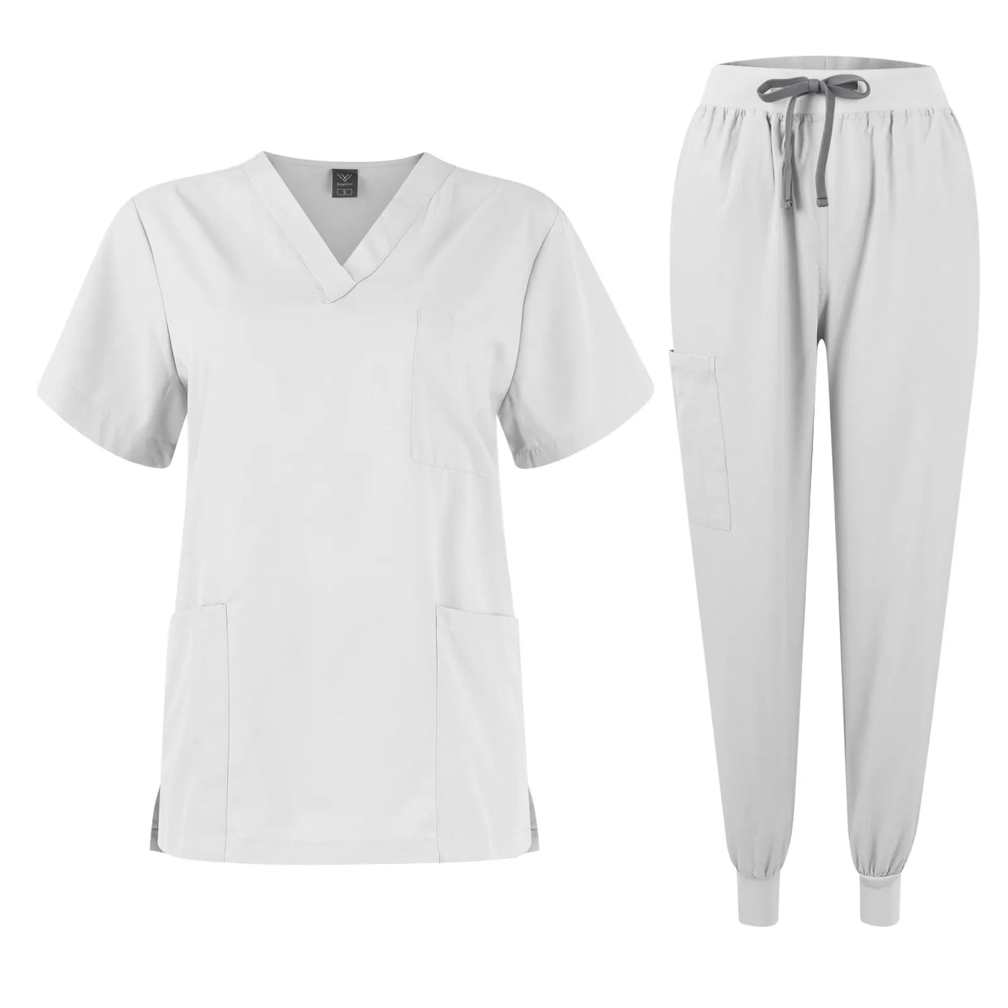 Medical Nurse Uniform 2Piece Workwear Medical Scrubs Set Hospital Uniform Surgery Dentist Overalls Spa Clinical Beauty Work Wear