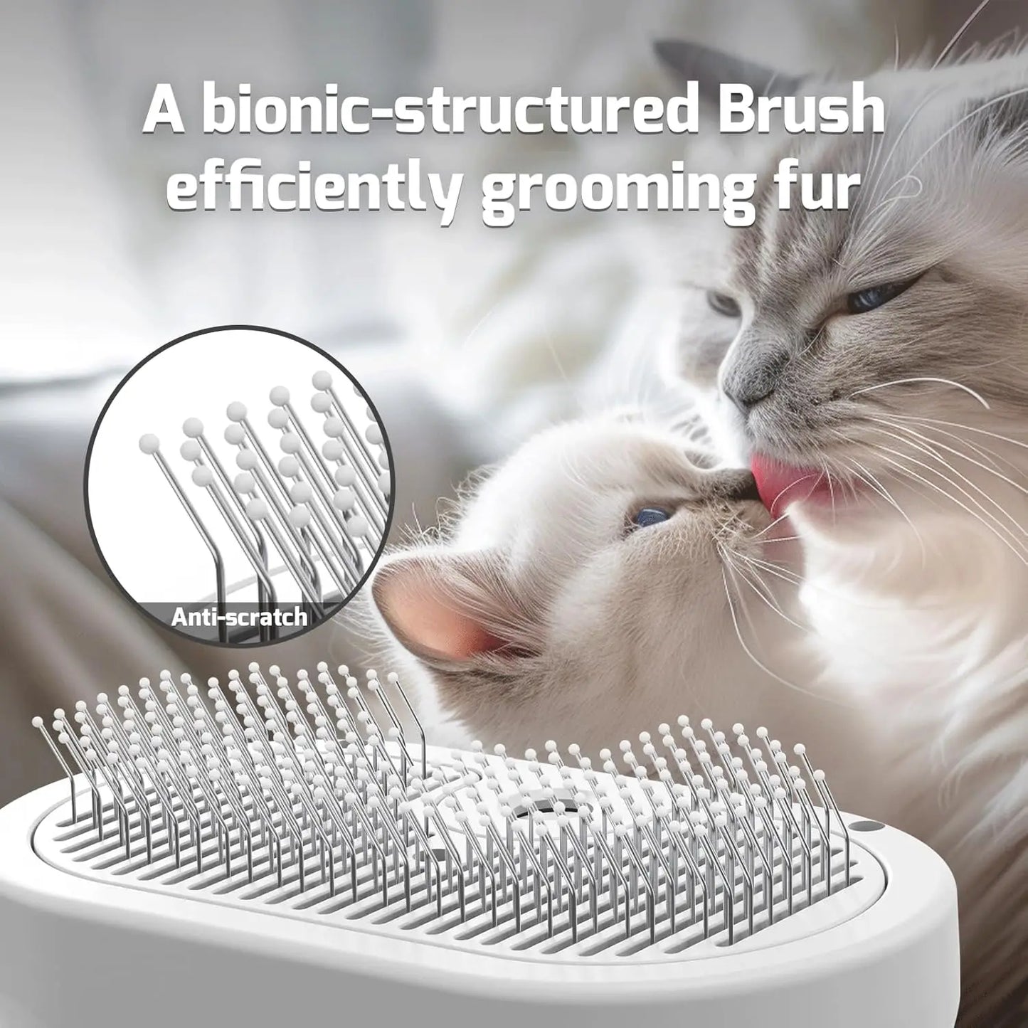 Pet Spray Hair Comb, Pet Hair Remover Cleaning Brush, Cats' Grooming & Dog Accessories Tool, Dematting Water Mist Humidifier Comb.