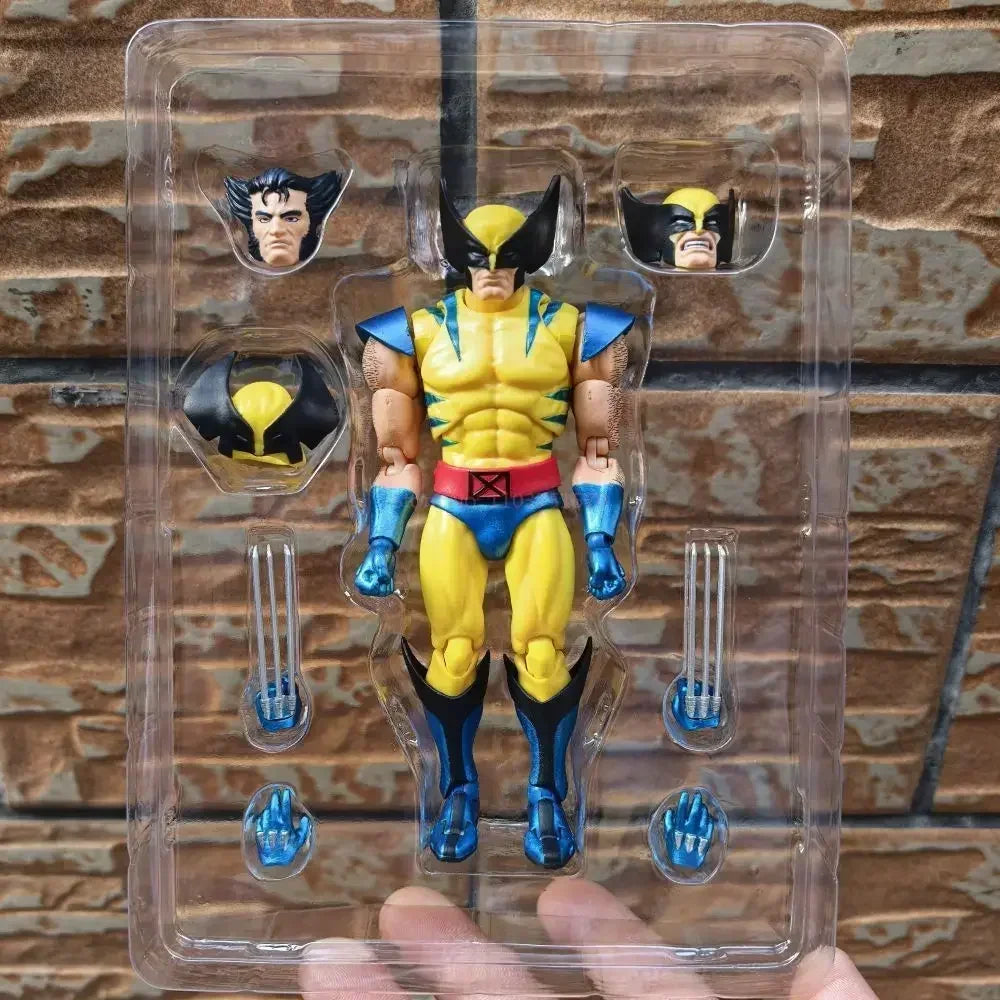 Ct Toys Wolverine Mafex 096 138 Manga Version, Action Figure, Logan Classic Battle Suit Marvel Mobile Hot Sale