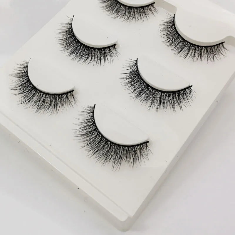 Lashes 3/7/10 3D Faux Mink Lashes Dramatic Fluffy Soft Extension Makeup Tool