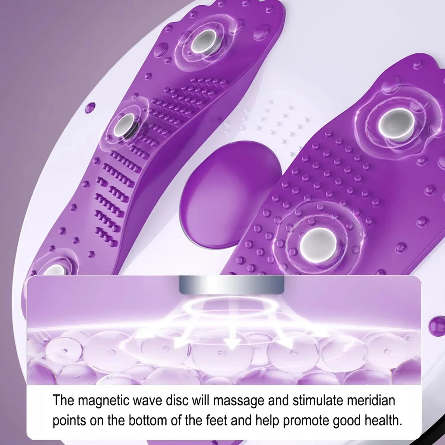 Exercise Waist Twisting Disc, Foot Massage Waist Torsion Disc Fitness Equipment, Portable Magnetic Tension Waist Twisting Machine
