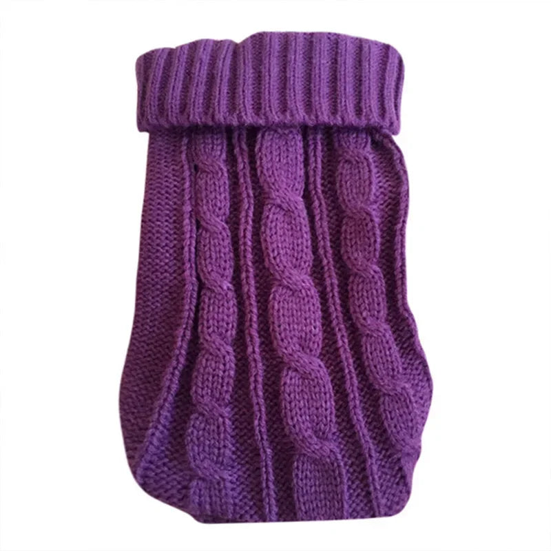 Dog Winter Clothes Knitted Pet Clothes For Small Medium Dogs, Chihuahua Puppy Pet Sweater/Yorkshire Pure Dog Sweater Ropa Perro