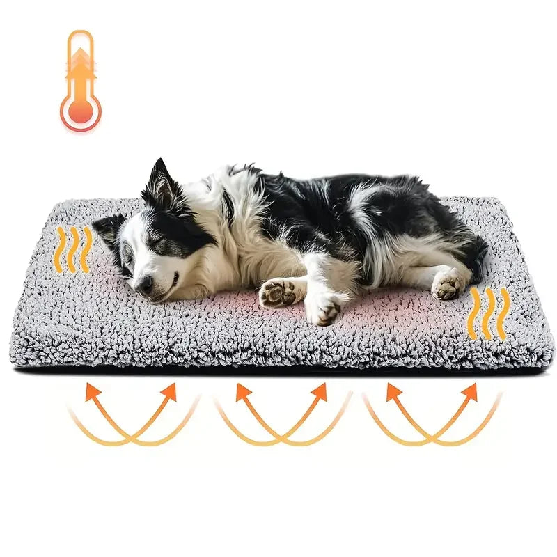 Winter Self-Heating Pet Pad Blanket for Dogs/Cats, No Electricity Thermal Mat with Anti-Slip Bottom, Warm Cushion for Puppy/Kitten