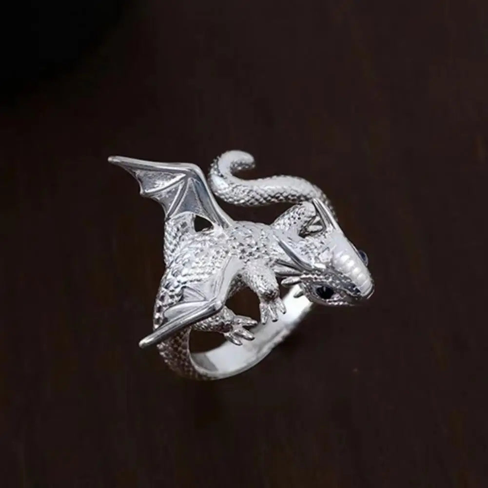 Dragon Rings Pterosaur Wings Alloy Opening Adjustable Rings