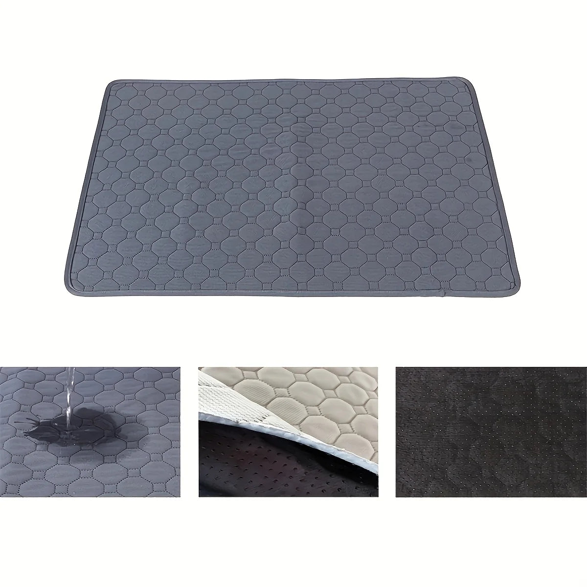 Winter Dog Pee Pad Reusable Washable Dog Urine Mat, Car Seat Floor Sofa Waterproof Absorbent Puppy and Cat Training