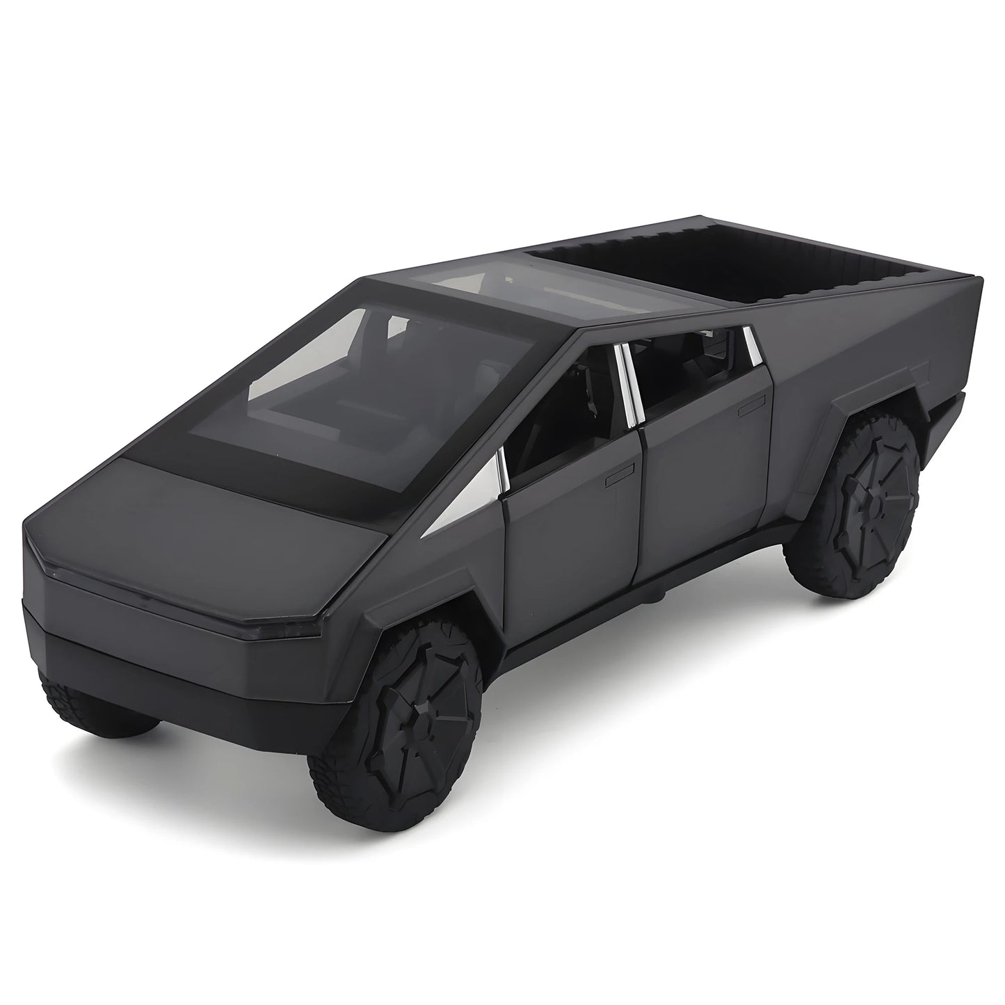 1:32 Cyber truck Pickup Toy, Alloy Off-road, Die-cast Metal Model Sound and Light Return for Children.