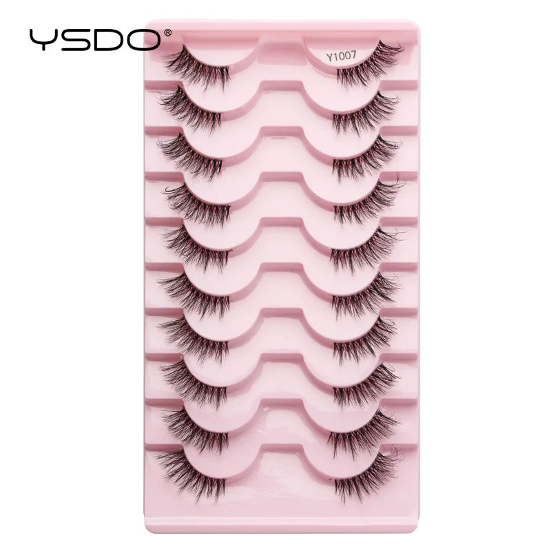 Lashes 3/7/10 3D Faux Mink Lashes Dramatic Fluffy Soft Extension Makeup Tool