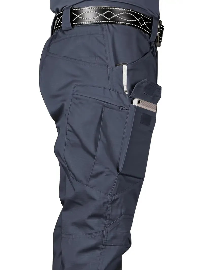 Men's cargo underpants, El Pants, Large Size, bottom ankle twill pants, work adjustment fit easy pants