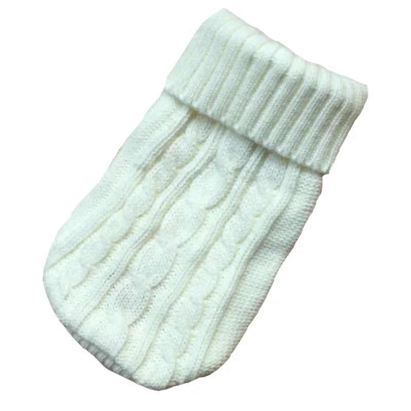 Dog Winter Clothes Knitted Pet Clothes For Small Medium Dogs, Chihuahua Puppy Pet Sweater/Yorkshire Pure Dog Sweater Ropa Perro