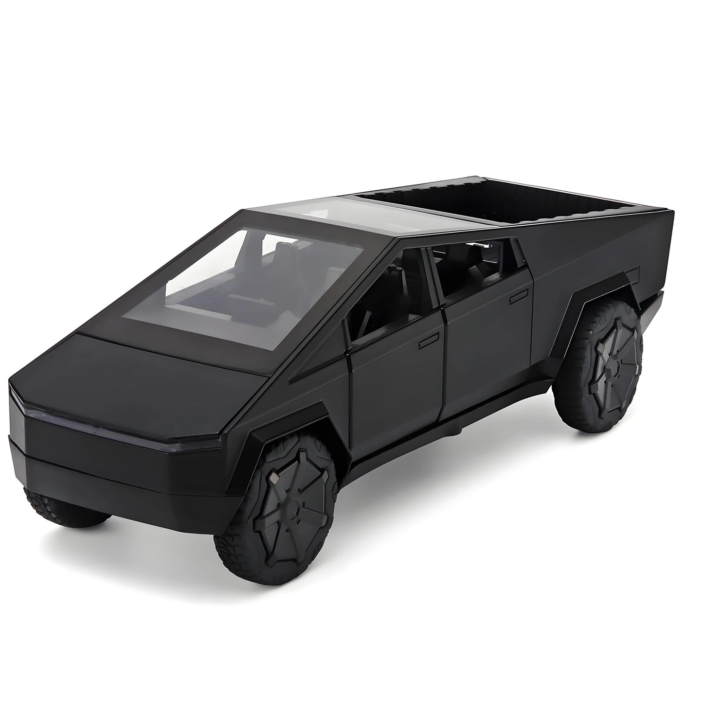 1:32 Cyber truck Pickup Toy, Alloy Off-road, Die-cast Metal Model Sound and Light Return for Children.