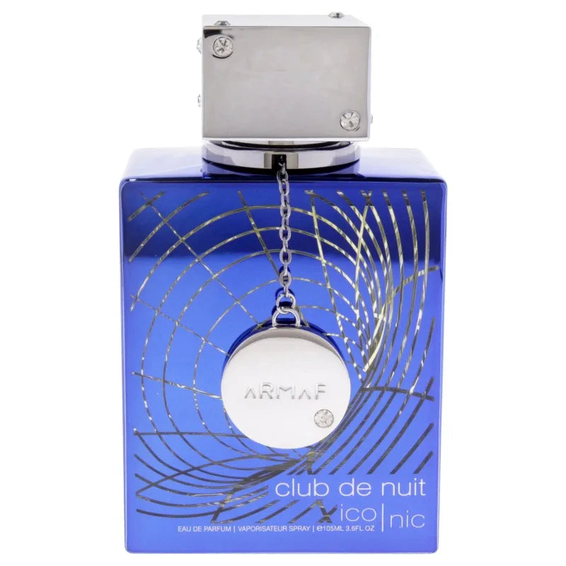 Armaf Club de Nuit Blue Iconic Eau de Parfum 105ml, Original Arab Perfumes, Lasting Fresh Pheromone Perfume Cologne for Men