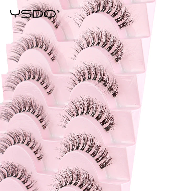 Lashes 3/7/10 3D Faux Mink Lashes Dramatic Fluffy Soft Extension Makeup Tool