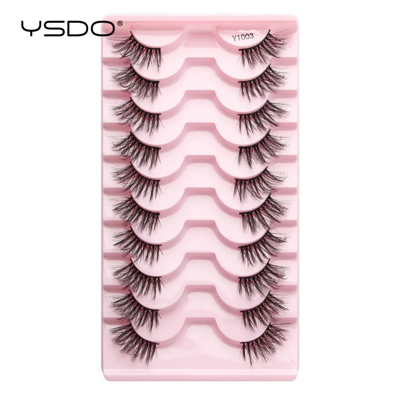 Lashes 3/7/10 3D Faux Mink Lashes Dramatic Fluffy Soft Extension Makeup Tool