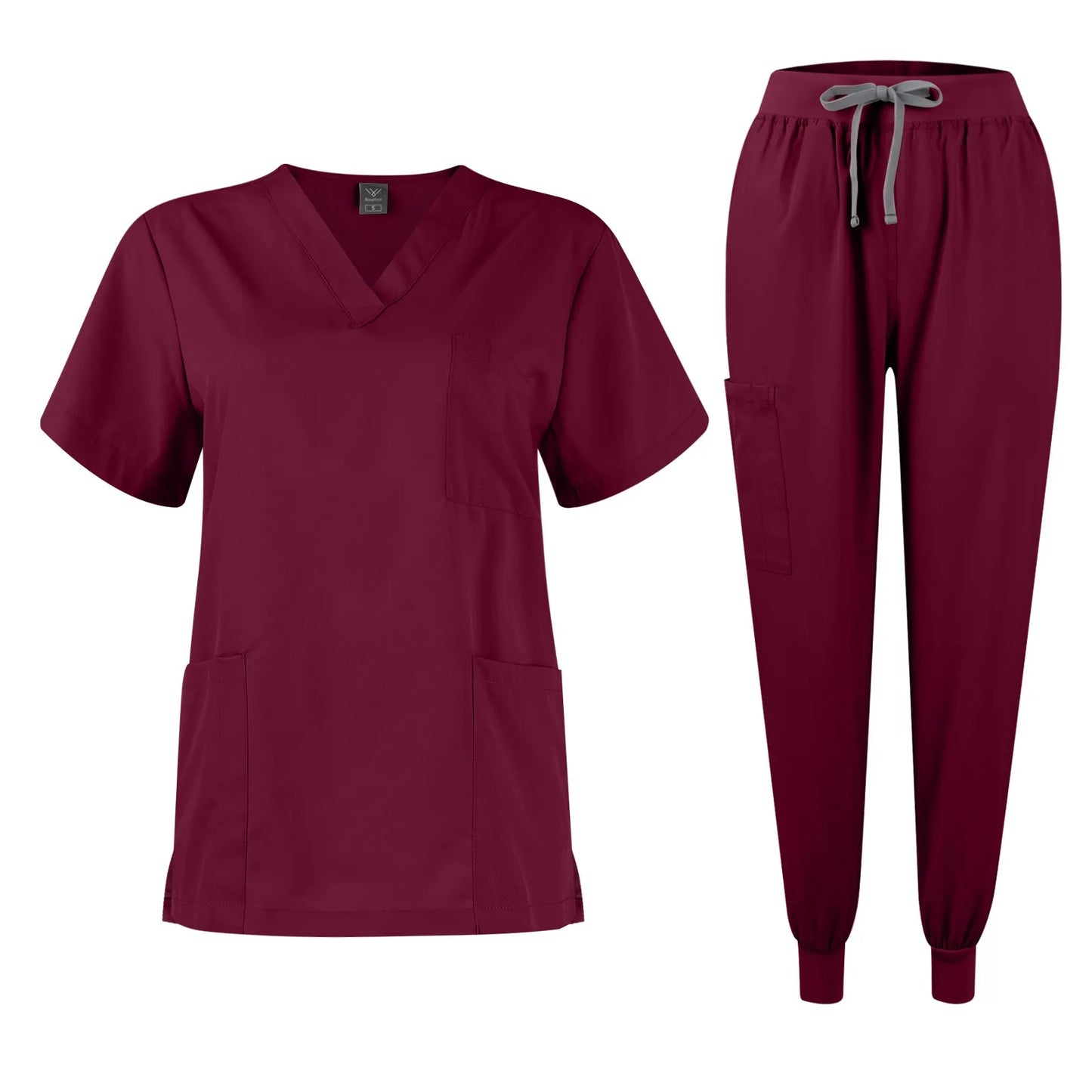 Medical Nurse Uniform 2Piece Workwear Medical Scrubs Set Hospital Uniform Surgery Dentist Overalls Spa Clinical Beauty Work Wear