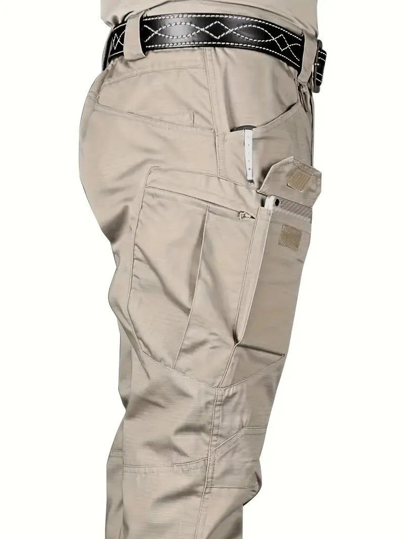 Men's cargo underpants, El Pants, Large Size, bottom ankle twill pants, work adjustment fit easy pants