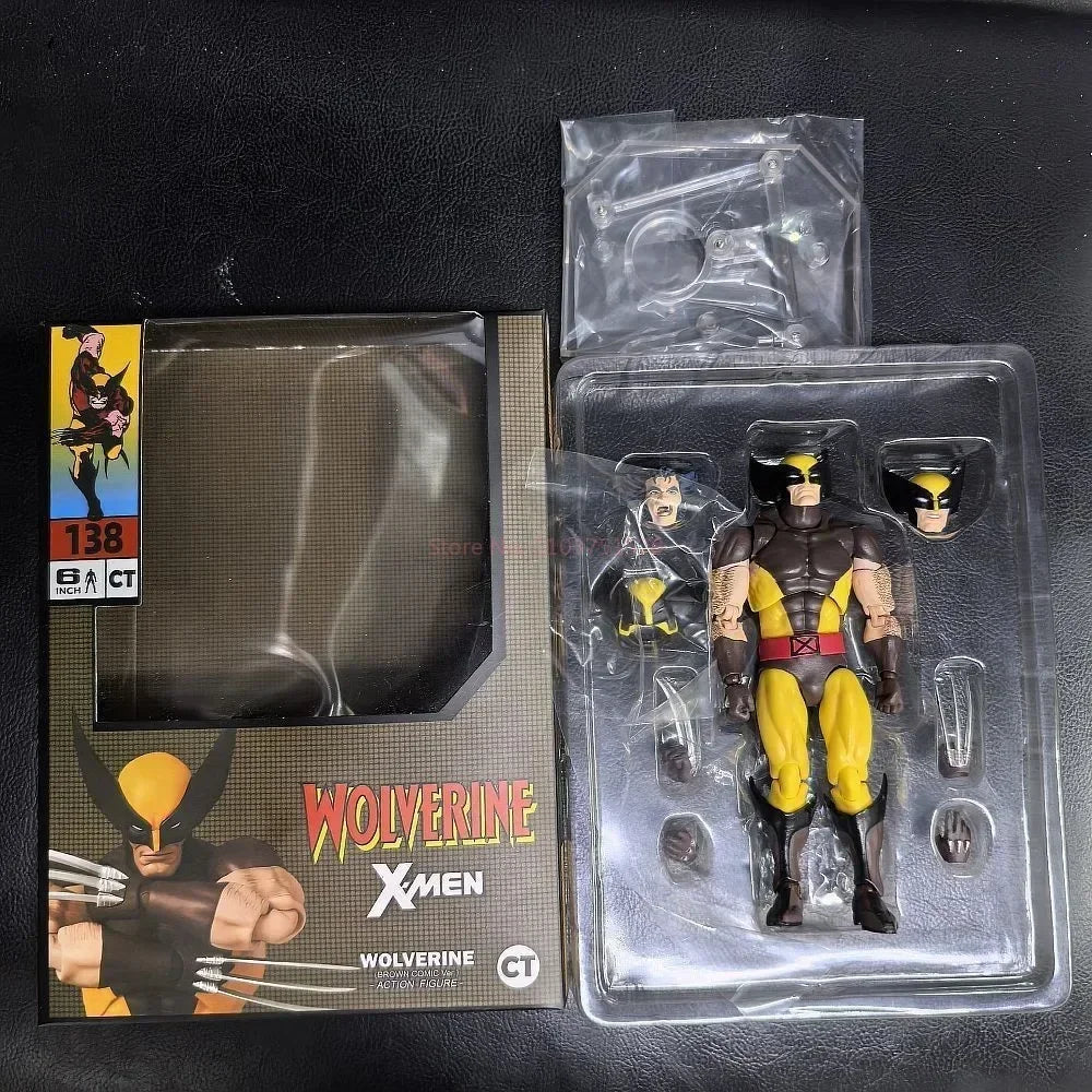 Ct Toys Wolverine Mafex 096 138 Manga Version, Action Figure, Logan Classic Battle Suit Marvel Mobile Hot Sale