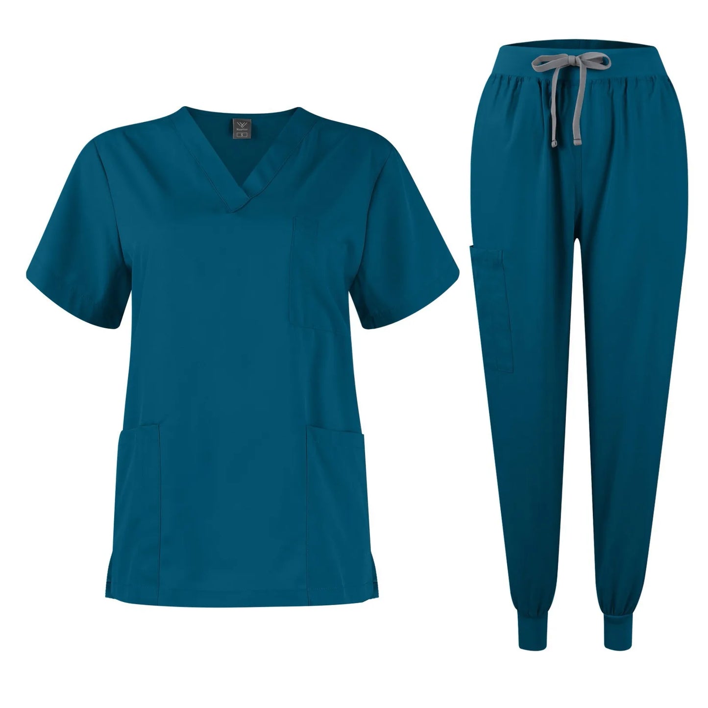 Medical Nurse Uniform 2Piece Workwear Medical Scrubs Set Hospital Uniform Surgery Dentist Overalls Spa Clinical Beauty Work Wear