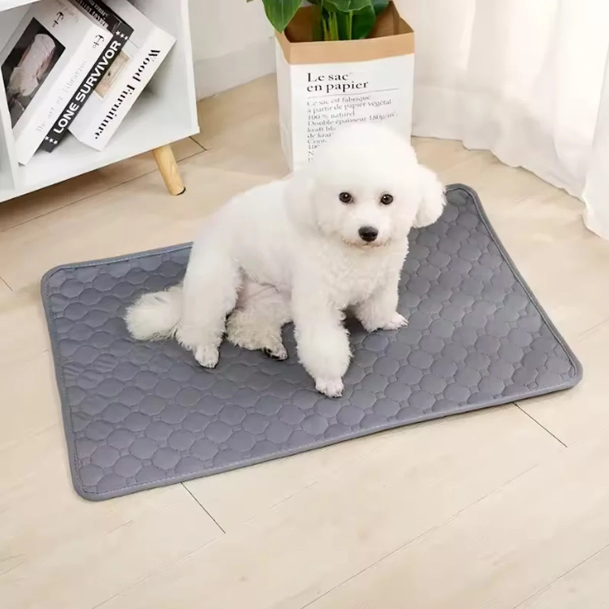 Winter Dog Pee Pad Reusable Washable Dog Urine Mat, Car Seat Floor Sofa Waterproof Absorbent Puppy and Cat Training
