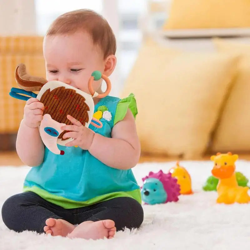 Soft Babies Cloth Books, Animal Soft Sensory Books with Rustling Sound, Early Education Toys for Toddlers, Babies & Kids