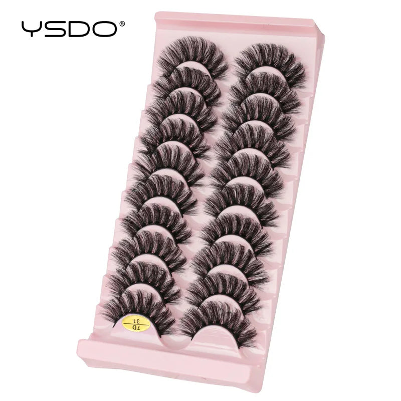 Lashes 3/7/10 3D Faux Mink Lashes Dramatic Fluffy Soft Extension Makeup Tool