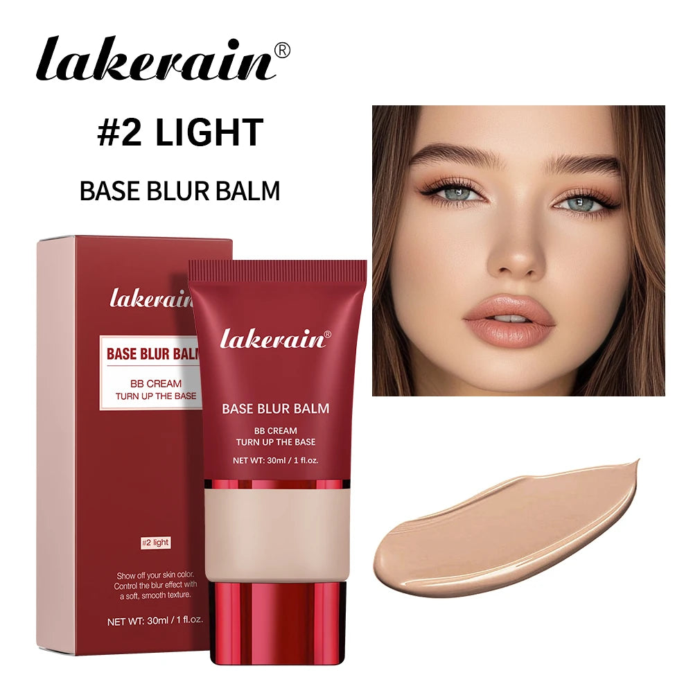 Matte Base Blur Balm Soft Light Focus Matte Cream Coverage Concealer, Waterproof Long-lasting Natural Foundation Cosmetics Makeup