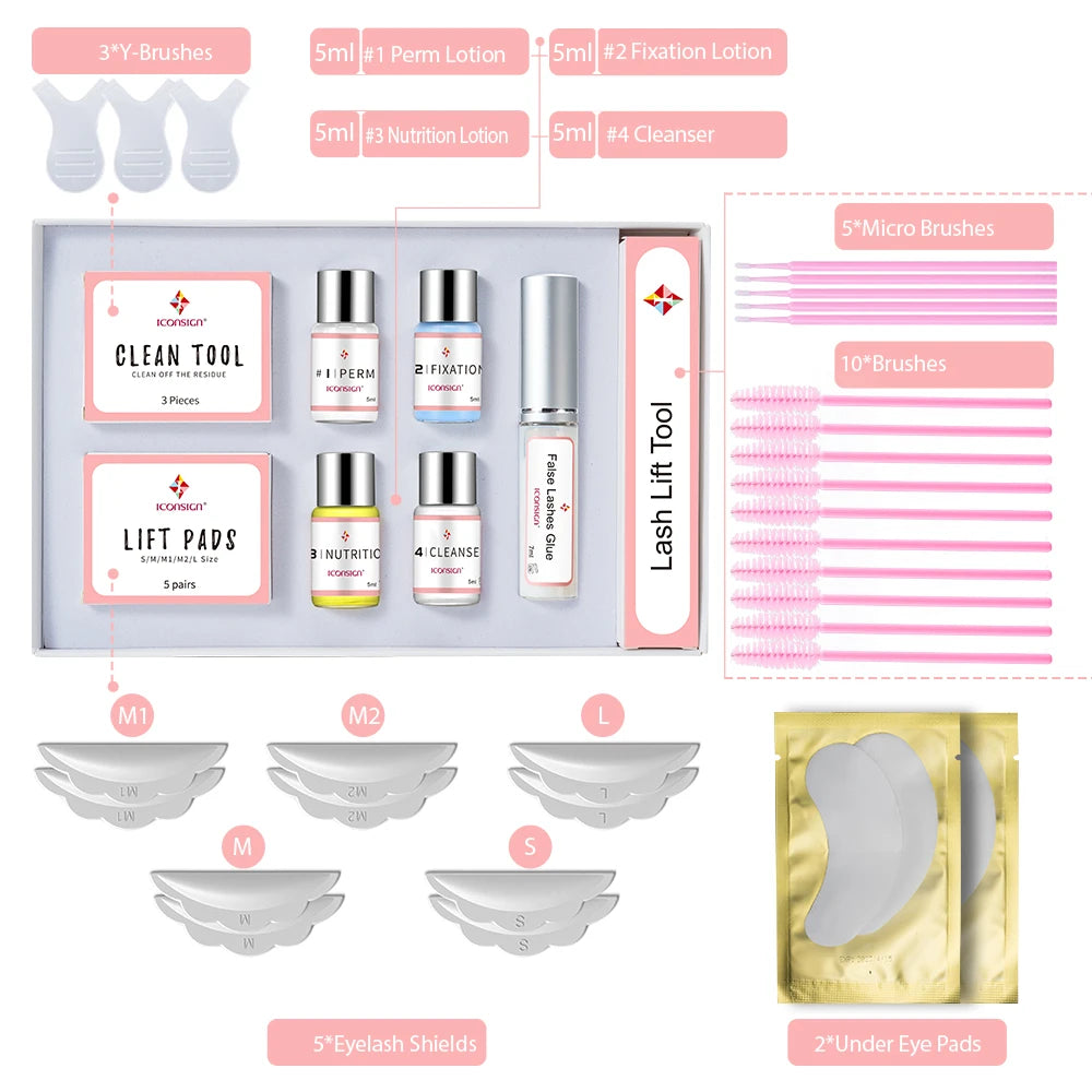 Lash Kit Lifting Eyelashes Lasting 6-8 Weeks