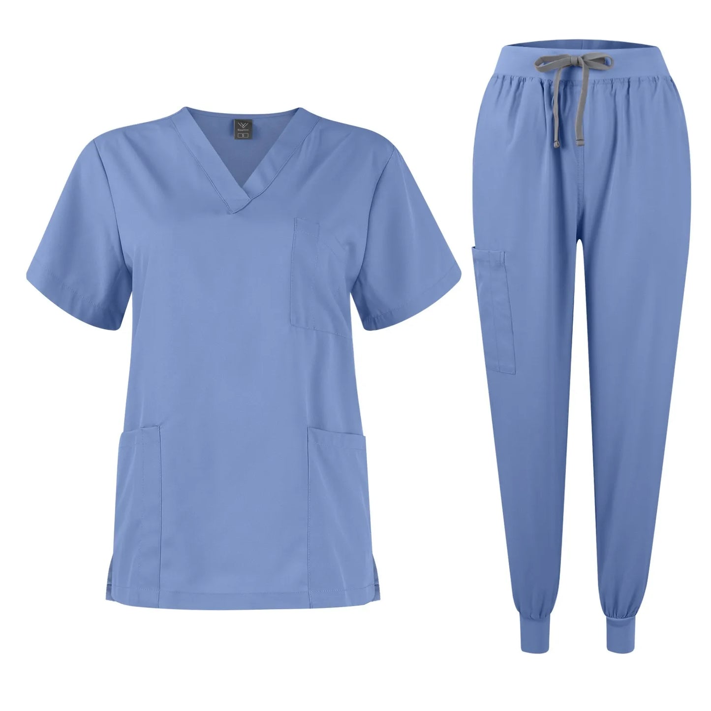 Medical Nurse Uniform 2Piece Workwear Medical Scrubs Set Hospital Uniform Surgery Dentist Overalls Spa Clinical Beauty Work Wear
