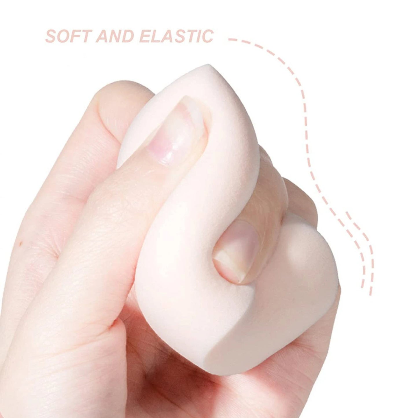 Makeup blending sponges - 8 Pcs set of high-quality cosmetic beauty eggs for flawless foundation application with powder and crete