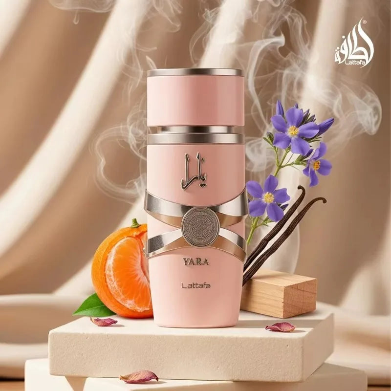 100ml Lattafa Yara Eau de Parfum Femme Spray, Original Arab Perfumes, Lasting Oriental Vanilla Pheromones Perfume Cologne.