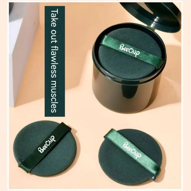 7PCS Powder Puff Prevents Bacteria Buildup, Powder Puff Storage Box, Evenly Applies Makeup Create A Flawless Makeup Look