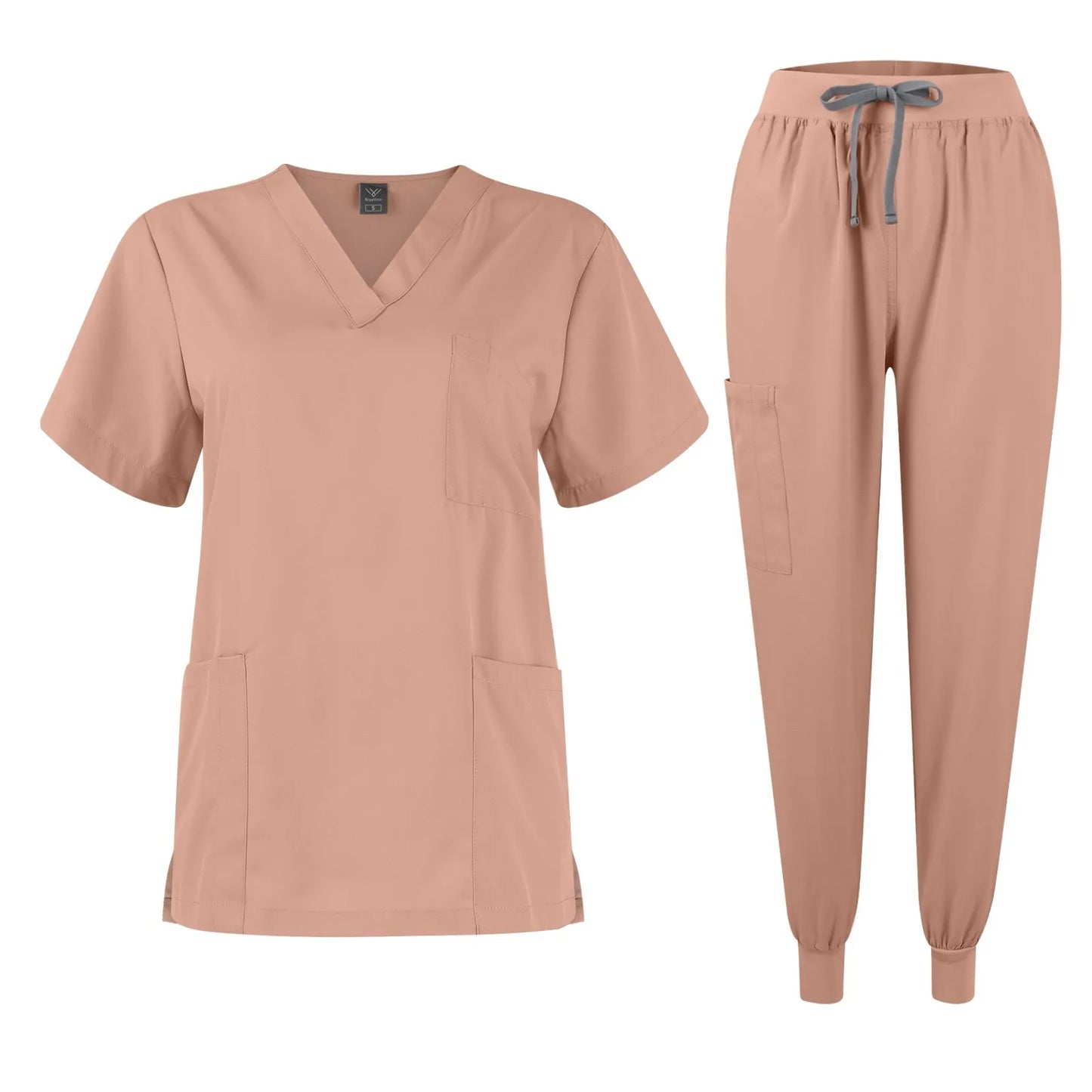 Medical Nurse Uniform 2Piece Workwear Medical Scrubs Set Hospital Uniform Surgery Dentist Overalls Spa Clinical Beauty Work Wear