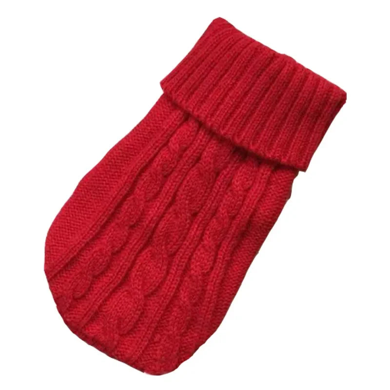 Dog Winter Clothes Knitted Pet Clothes For Small Medium Dogs, Chihuahua Puppy Pet Sweater/Yorkshire Pure Dog Sweater Ropa Perro