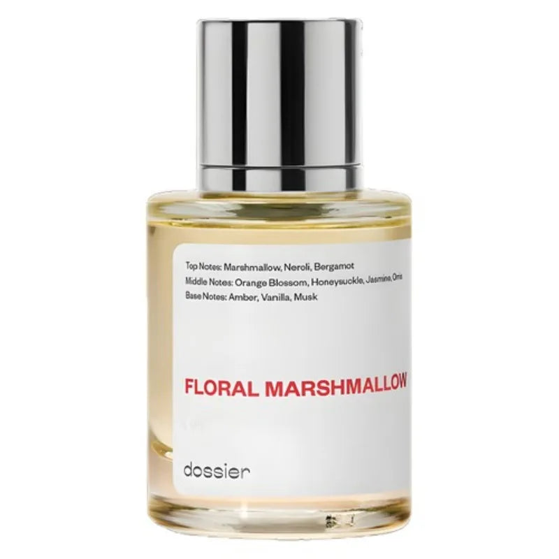 Dossier Amber Saffron Floral Marshmallow 50ml, Original Arab Perfumes Lasting Floral, Oriental Perfume Pheromone Cologne