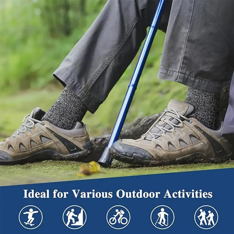 3 Pairs Winter Thick Towel Men's Socks, Outdoor Sports Long Socks Cold Resistant Frost Proof