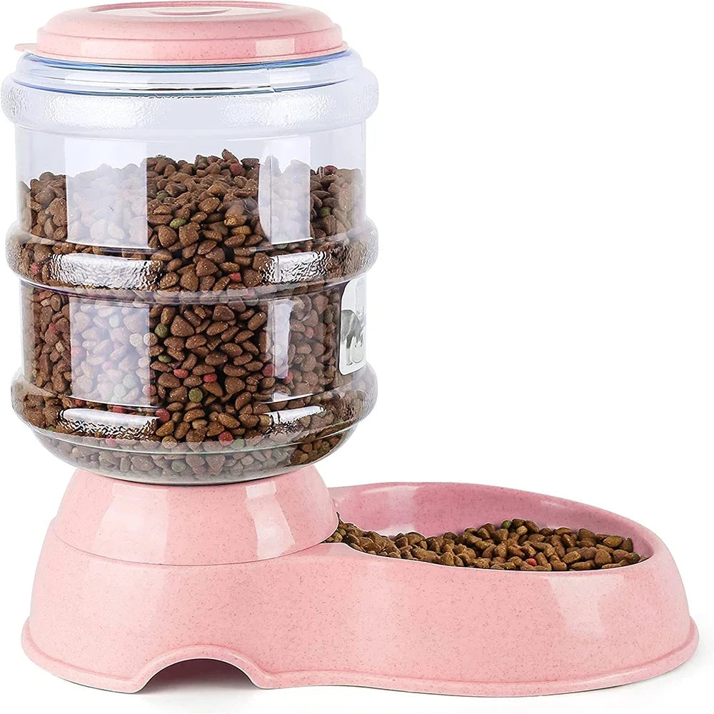 Automatic Water Dispenser Large Capacity Pet Feeder Small Dog Food Bowl and Cat Feeder Drinking Bowl Pet Feeding Drinker Water Bowl