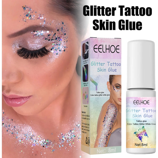 EELHOE Glitter Tattoo Skin Gel Painting Eye Makeup, Face Body Skin Tattoo Gel.