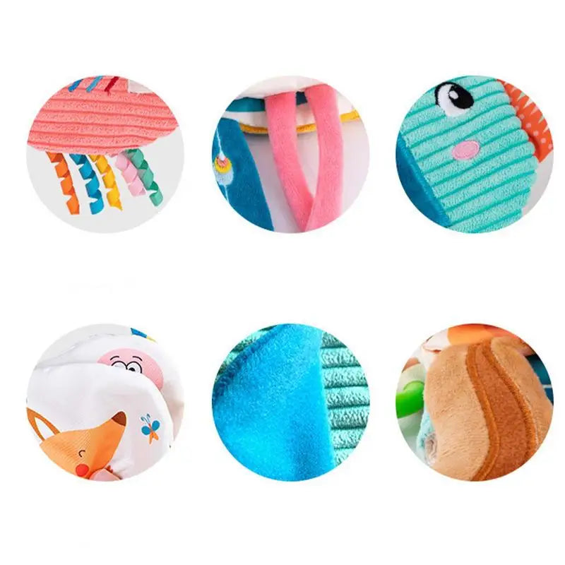 Soft Babies Cloth Books, Animal Soft Sensory Books with Rustling Sound, Early Education Toys for Toddlers, Babies & Kids